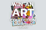 Win a collection of art worth £2,000!