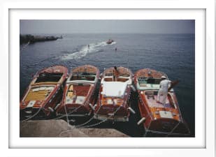 Framed Hotel Du Cap-Eden-Roc, Riva Boats C-Type Print, Extra Large