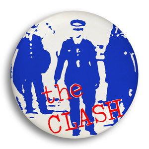 The Clash, Police And Thieves, Giant 3D Vintage Pin Badge