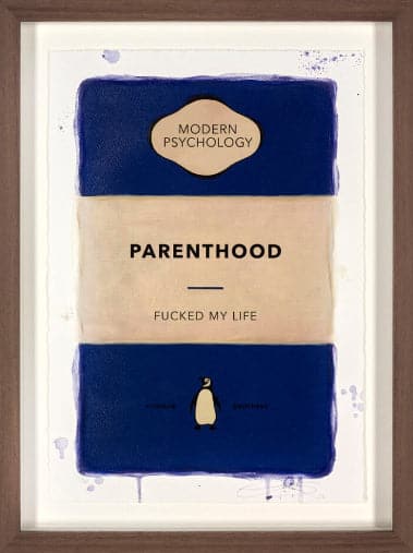 Framed Parenthood, Small Hand-Coloured Print
