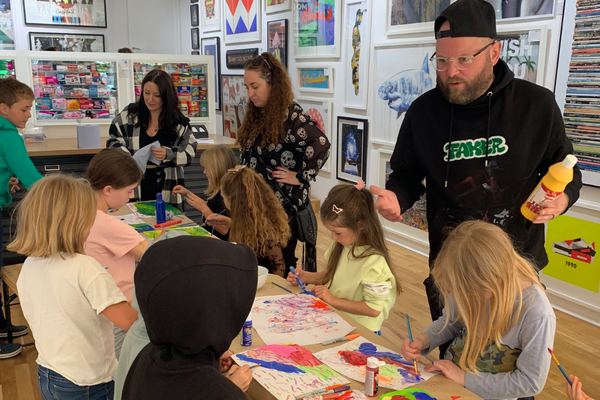 Arron Crascall hosts Enter Gallery’s Kids Club