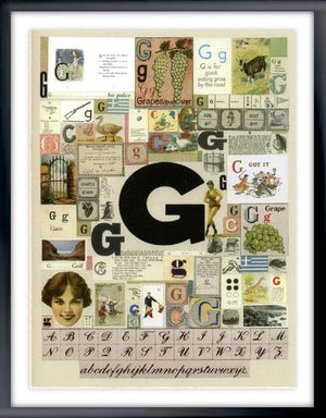 Framed Alphabet: The Letter G