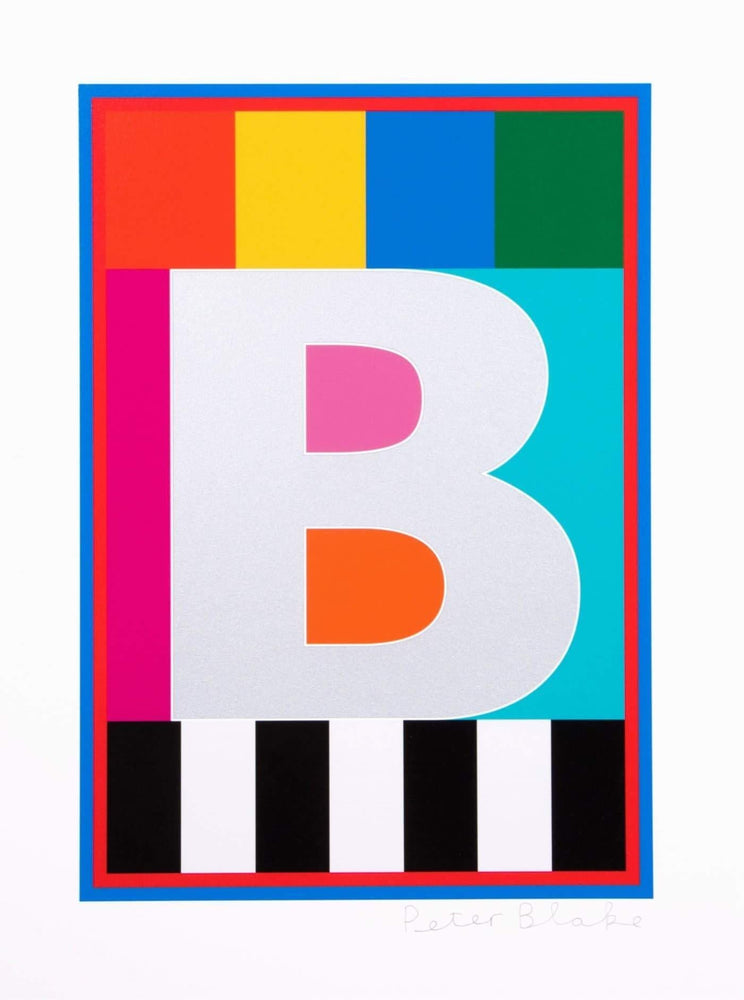 Dazzle Alphabet, B