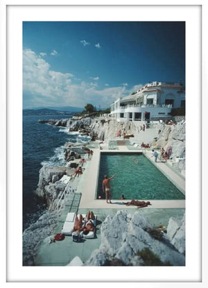 Framed Eden-Roc Pool, C-Type Print 101 x 76