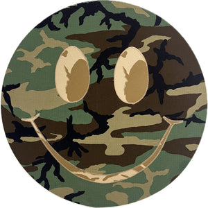 Drug War USA US Army Camouflage Canvas Tondo