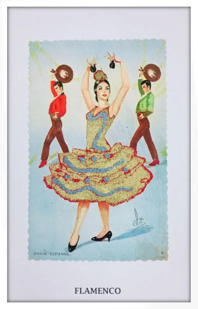 Framed Reclaimed Icons - Flamenco