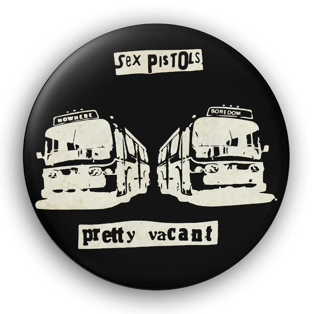 Sex Pistols, Pretty Vacant Giant 3D Vintage Pin Badge by Tony Dennis aka  Tape Deck Art | Enter Gallery