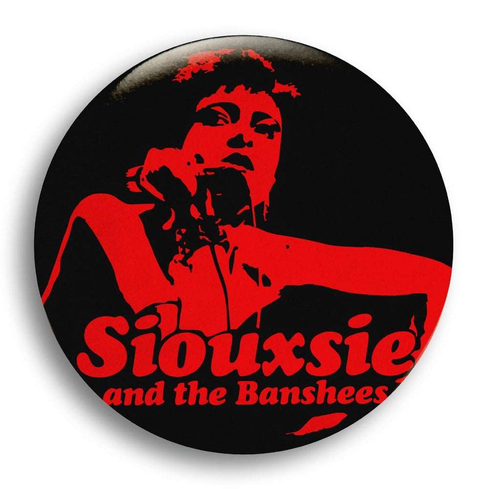 Siouxsie and the Bansheesz Giant 3D Vintage Pin Badge