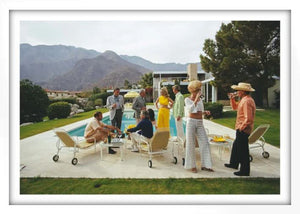 Framed Desert House Party, C-Type Print 76 x 101