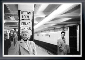 Framed Marilyn In Grand Central Station