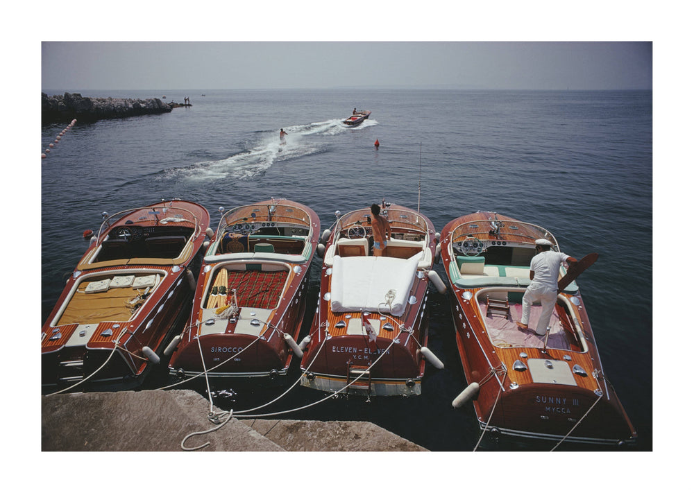 Framed Hotel Du Cap-Eden-Roc, Riva Boats C-Type Print, Extra Large