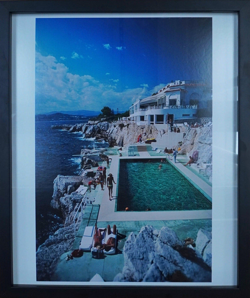 Framed Hotel du Cap Eden-Roc, Medium, Black Box Frame