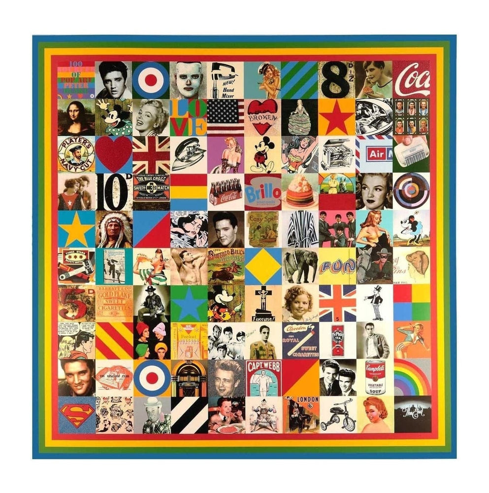 Framed (BTP) 100 Sources of Pop Art