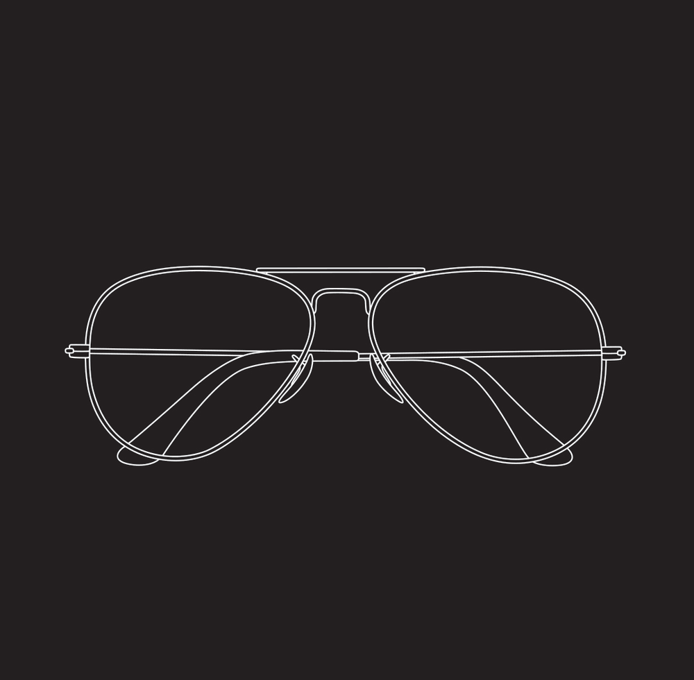 Sunglasses, Framed by Michael Craig-Martin Enter Gallery