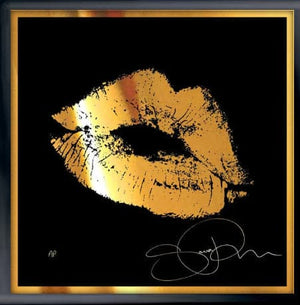 Framed KISS Royal Gold