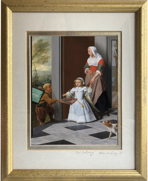 The Delivery, Framed Original