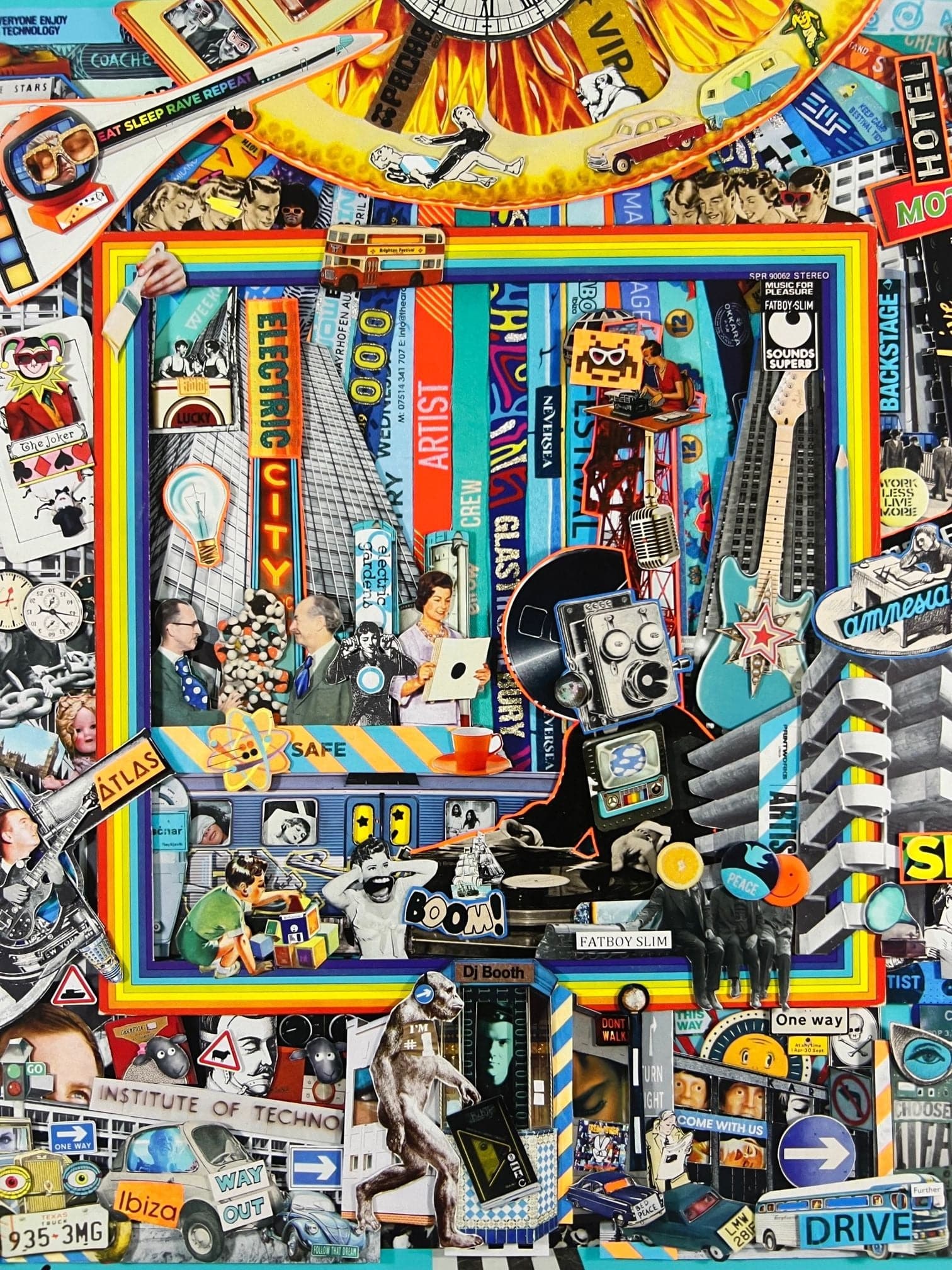 eat SLEEP rave by Vintage Shuffle | Enter Gallery