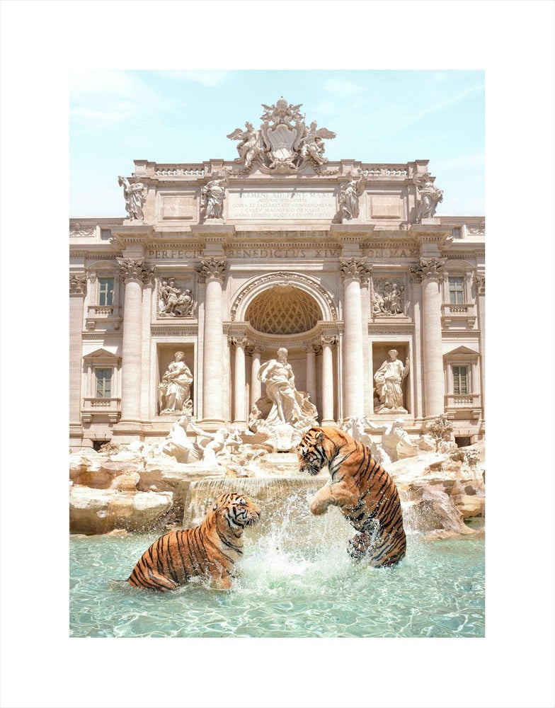 Framed Fontana di Trevi, Large