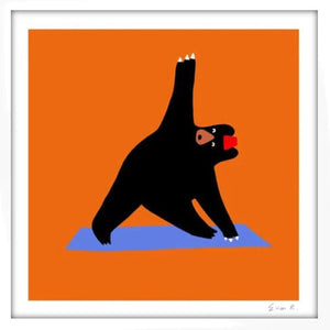 Framed Yogi Bear XL Orange