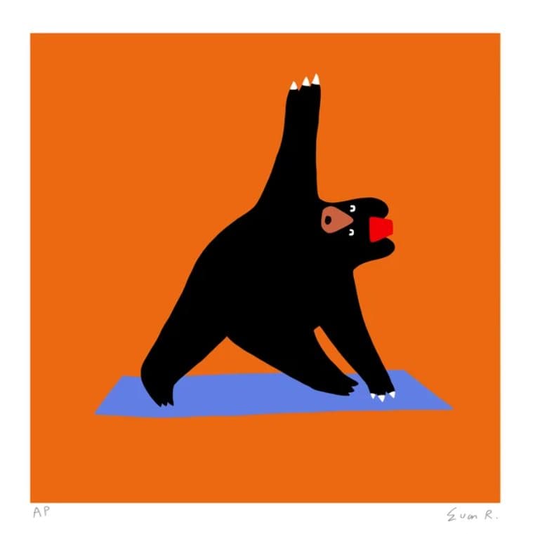 Yogi Bear XL Orange, Artist Proof