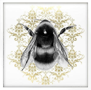 Framed Bee II, 22ct Gold