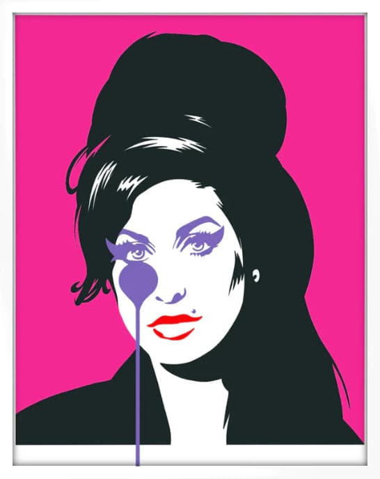 Framed Amy Winehouse, Pink