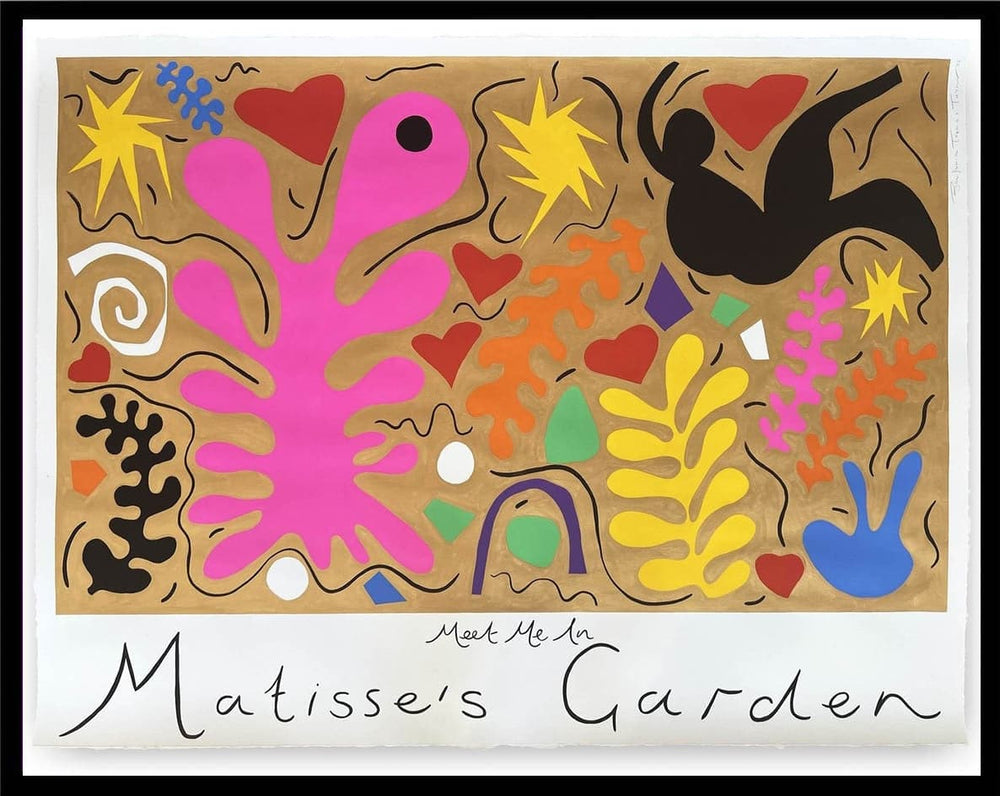 Meet Me In Matisse’s Garden, Framed Original