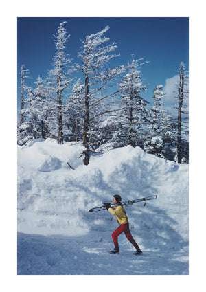 Skiier in Vermont, C-Type Print