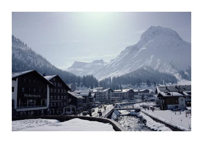 Main Street In Lech, C-Type Print