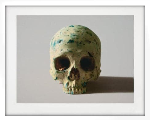 Framed Studio Half Skull Face On (without Diamond Dust), 2009