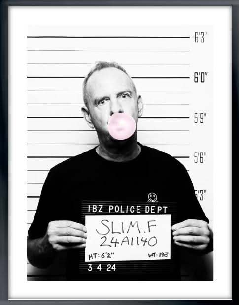 Framed Arrested in Ibiza