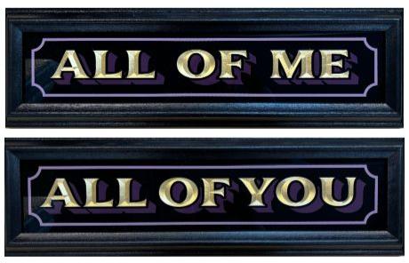 All of Me and All of You (Diptych)