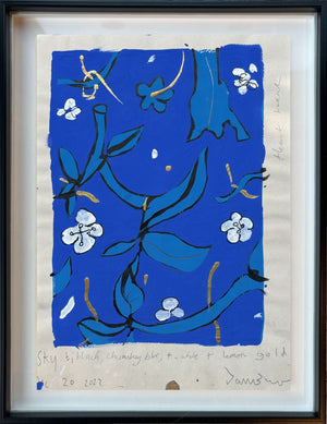 Framed Blue, Original