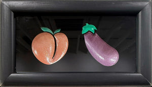 Peach + Aubergine