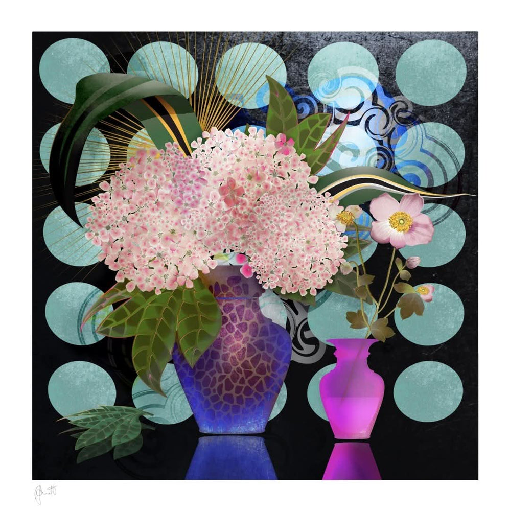 Hydrangea and Anemone