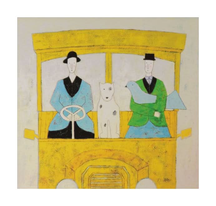 Dog on Bus