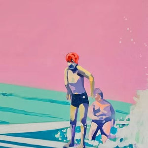 Fountain, Original on Canvas