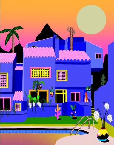 Moonbathing At The Blue House, Large