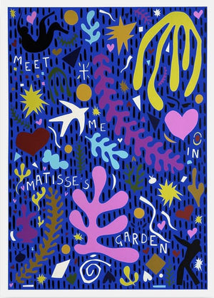 Meet Me In Matisse's Garden, Hand-Finished