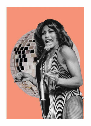 Tina Turner by Hannah Shillito x Mick Rock