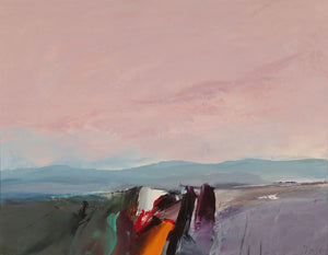 Dawn Landscape Sutherland, Original on Board