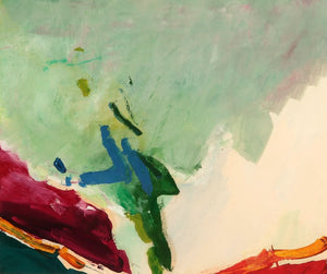 Green Abstract I, Original on Paper