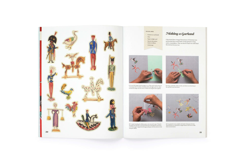 Cut Up This Book Christmas Collage Kit