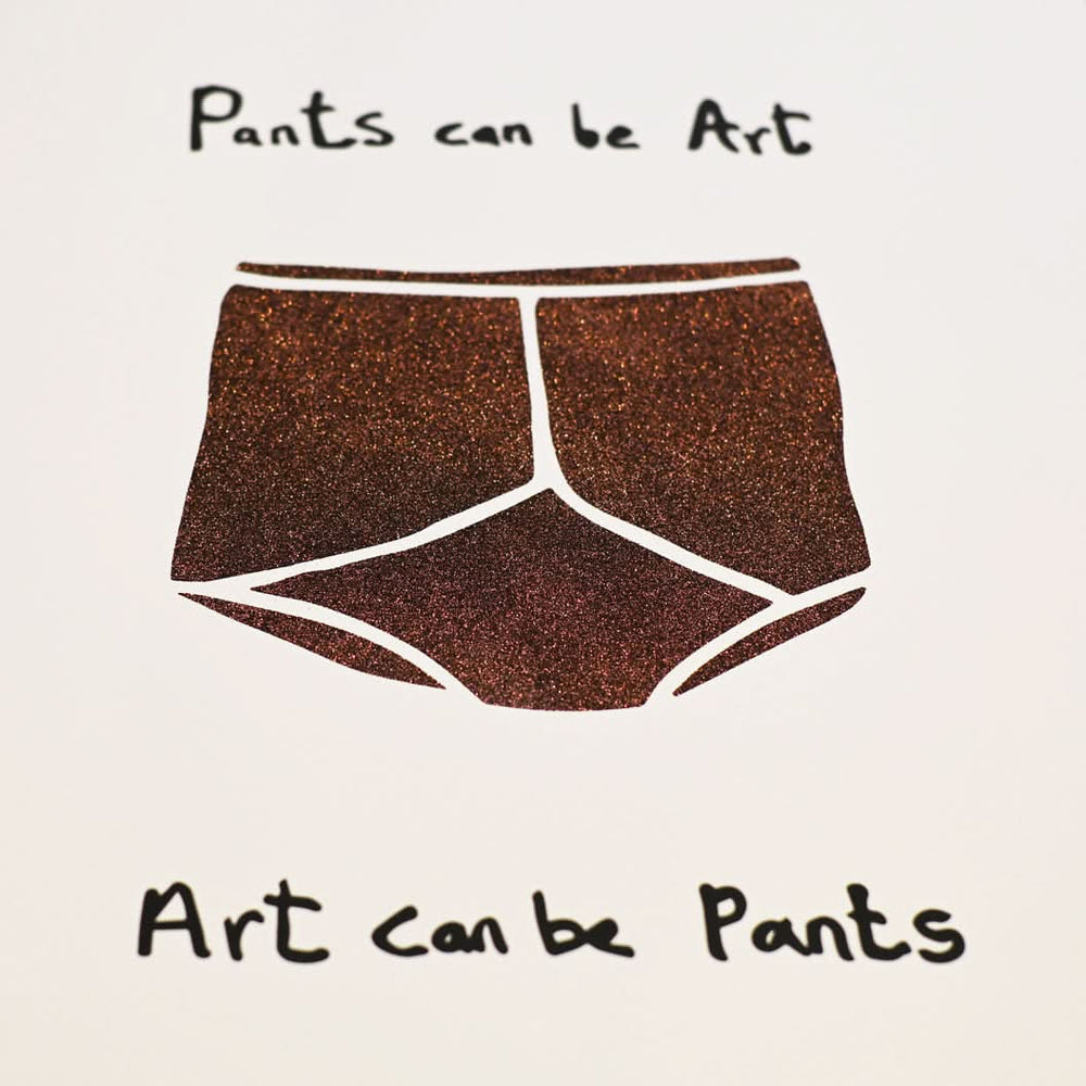 Patriarchal Pants: Brown Spangle Pants