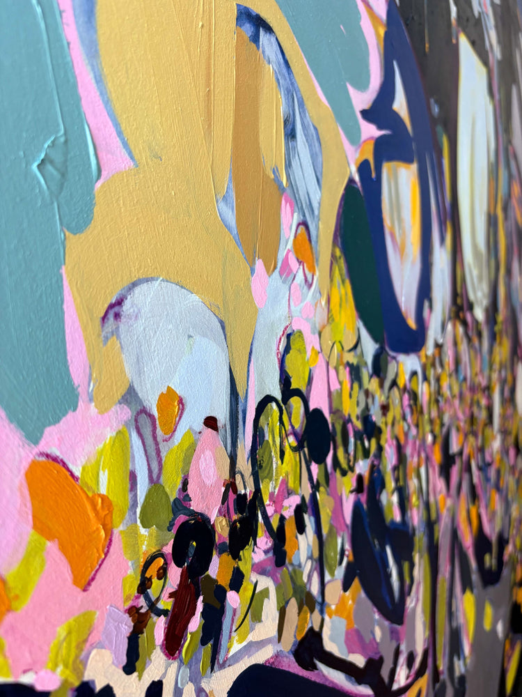 Fantasia, Original on Wooden Board