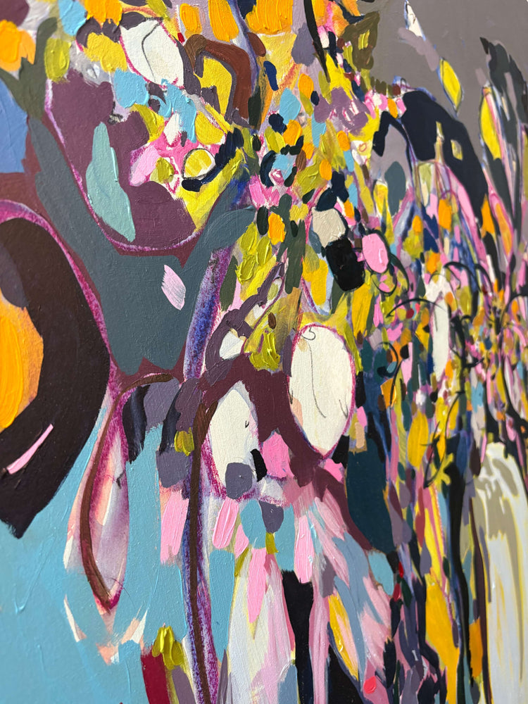 Fantasia, Original on Wooden Board