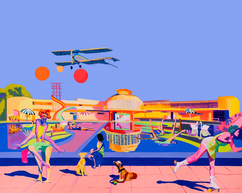 Eclipse Season, Original on Canvas