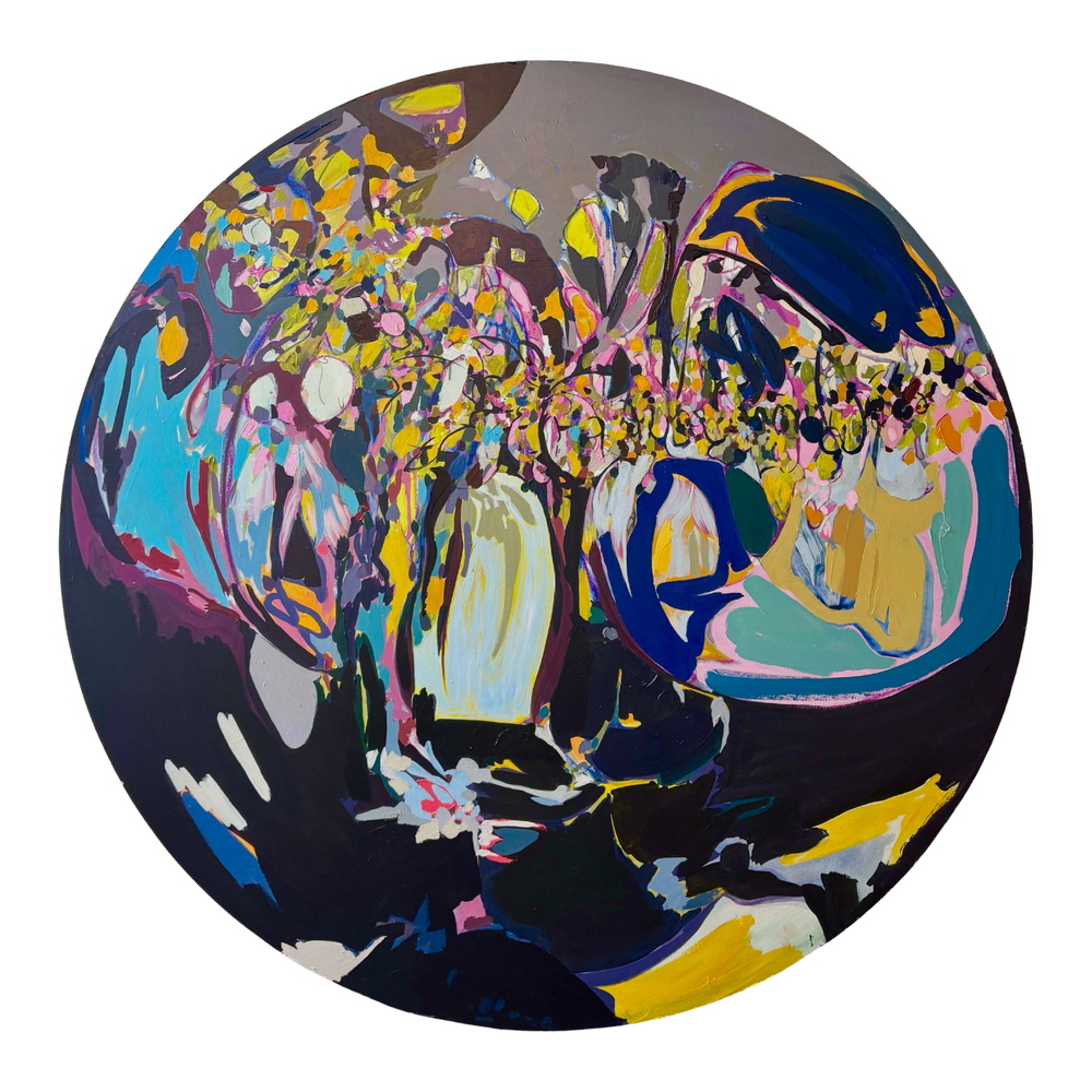 Fantasia, Original on Wooden Board