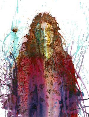 Falling Flowers by Carne Griffiths art print | Enter Gallery