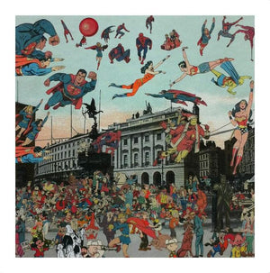 Piccadilly Circus, The Convention of Comic Book Characters by Peter Blake | Enter Gallery